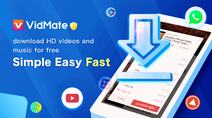 vidmate apk download (29MB) - vidmate app 2025 for android